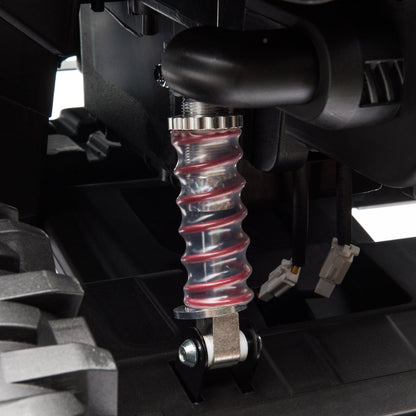 Electric Quad for Kids, 12V 10Ah Kids Quad with Forward, Reverse Function, 2 Motors, USB Port, MP3 Music Player, Kids Vehicle with Headlight 3-8 km/h, for 3-5 Years, Red