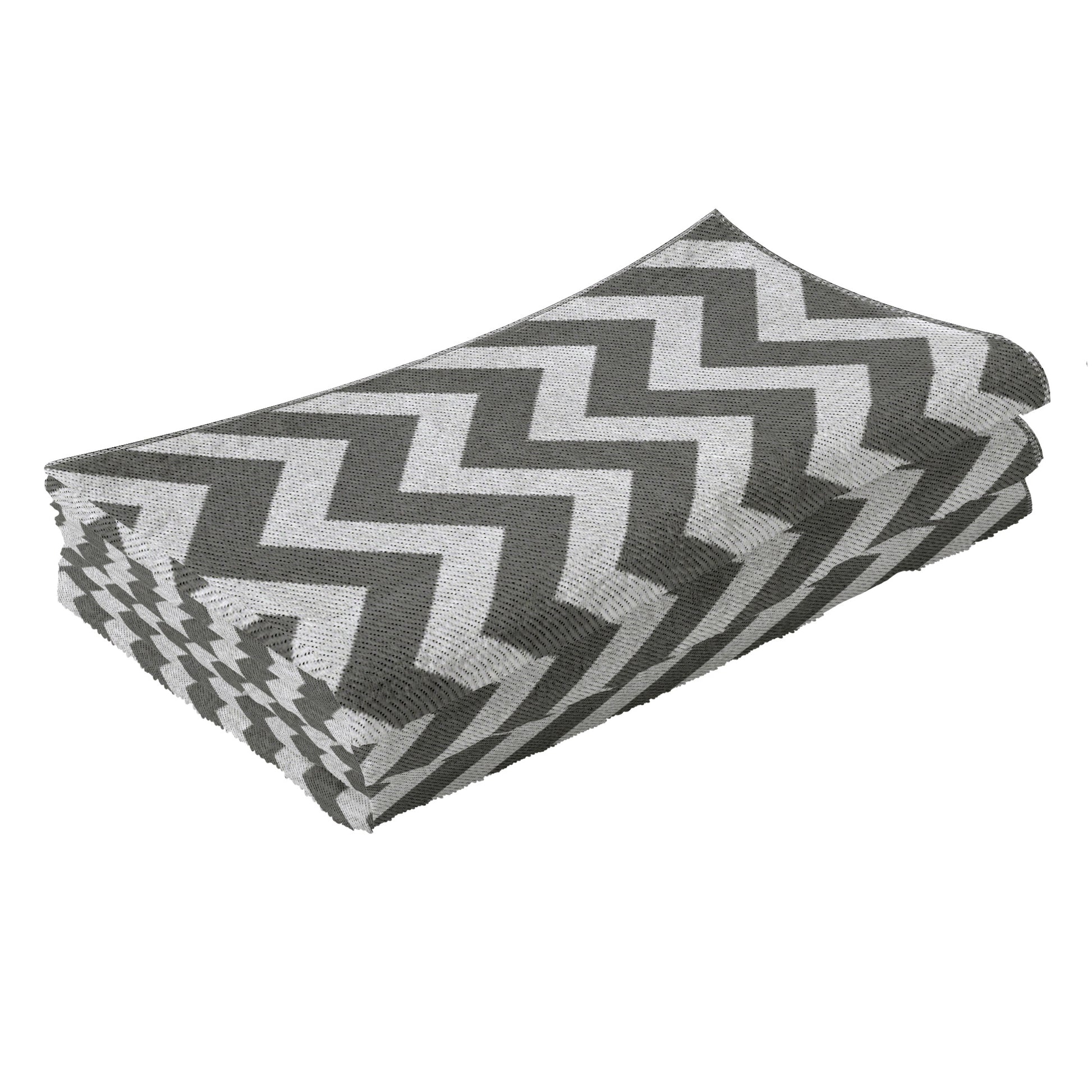 Outdoor Carpet Weatherproof Outdoor Rug Carpet Outdoor Rug for Living Room Balcony Garden Terrace Bathroom Hall Kitchen 121x182cm Light Grey+White