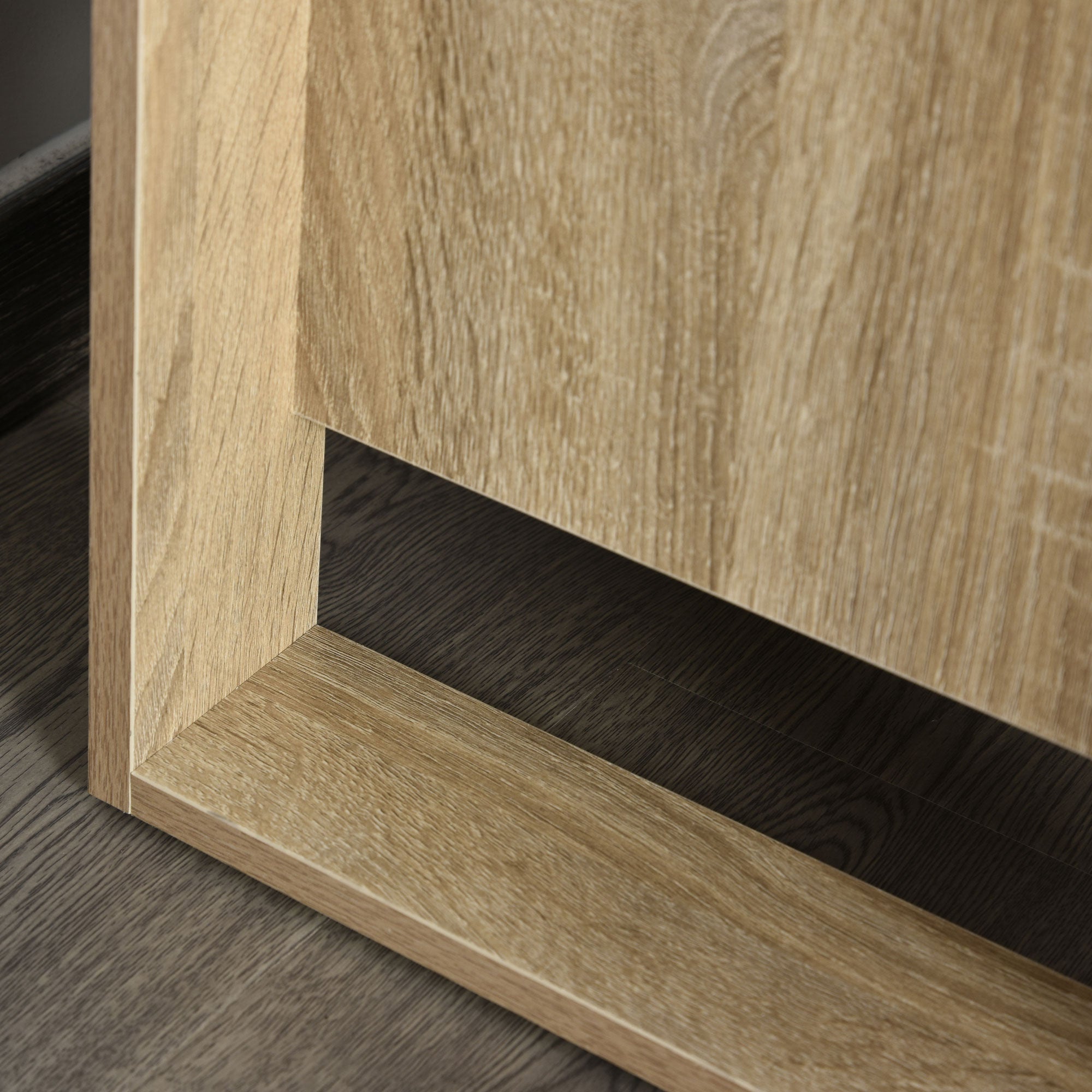 Nightstand Bedside Table with Drawers and Modern Style Side Table for Bedroom Living Room 48x39x54 cm Natural