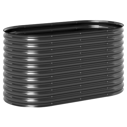 Steel Raised Garden Bed, Planting Bed Cold Frame Garden Bed Stackable Planter Box Stackable Plant Box 160x80x80cm Vegetable Bed for Garden Balcony Terrace, Planter for Flowers, Plants