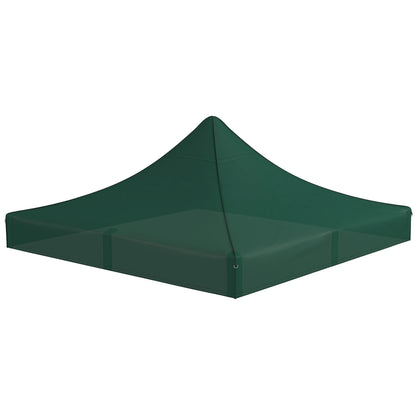 Gazebo Roof for Celebrations 3x3 m Replacement Canopy for Folding Gazebo made of Dark Green Oxford Fabric with Pointed Waterproof and Anti-UV Roof