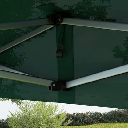Gazebo Roof for Celebrations 3x3 m Replacement Canopy for Folding Gazebo made of Dark Green Oxford Fabric with Pointed Waterproof and Anti-UV Roof