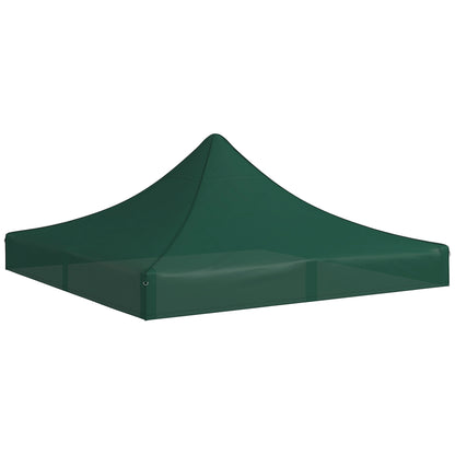Gazebo Roof for Celebrations 3x3 m Replacement Canopy for Folding Gazebo made of Dark Green Oxford Fabric with Pointed Waterproof and Anti-UV Roof