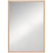 Wall Mirror Bathroom Mirror 50x70 cm Rectangular Decorative Mirror for Living Room Entrance Hallway Horizontal or Vertical Natural