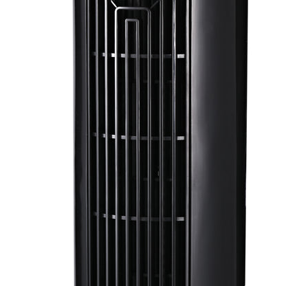 Silent 45W Tower Fan, Standing Fan for Bedroom with 3 Modes 3 Speeds, Remote Control, 70° Oscillation, Timer and LED Display, 96 cm Black