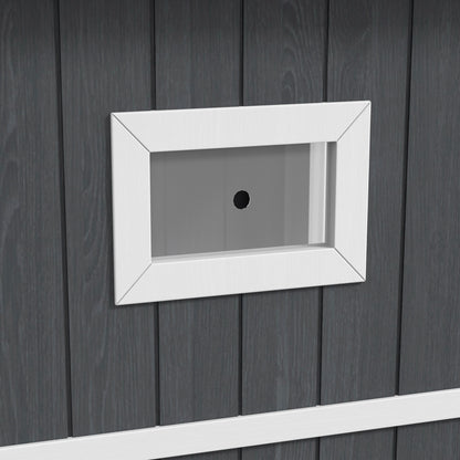 Waterproof Wooden 2-Story Cat House with Fun Entrances, Outdoor Animal Shelter with Openable Roof, 60x60x90.5cm