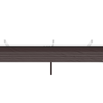 2.5x2.55m Pergola Canopy Retractable Replacement Roof for Umbrella Fabric Canopy for Garden Gazebo with 10 Drainage Holes Brown