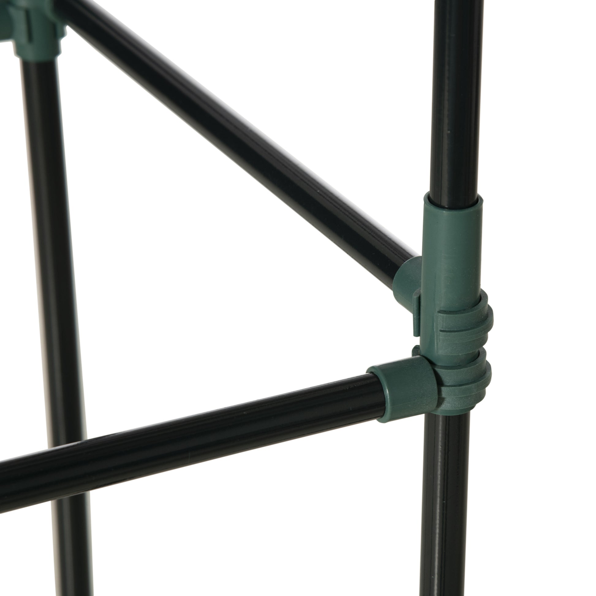 Large Capacity Rectangular Metal Garden Planter 180 x 90 x 29.5 cm with Stakes for Tomatoes and Climbing Plants