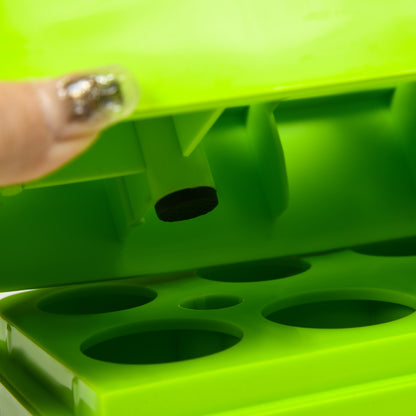 Aerobic Stepper Step Board Adjustable Height Fitness Home Trainer with 3 Levels (10/15/20 cm) Indoor Outdoor Load Capacity up to 150 kg 78 x 28 x 10-20 cm Green