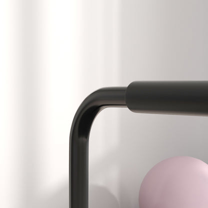 Dip Bars 2-Piece Set Non-Slip Dip Station 80-100 cm Height Adjustable Fitness Parallettes for Muscle Training and Strength Training Steel Black