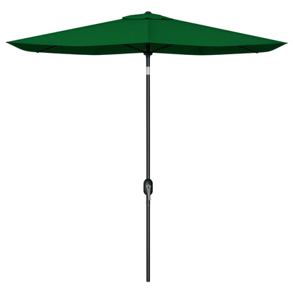 Patio Umbrella 10x6 ft Outdoor Terrace Umbrella with Adjustable Angle Aluminum Mast and UV 50+ Protection Umbrella for Garden Patio Green