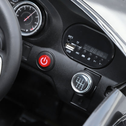 Electric Car BMW 6GT for Kids +3 Years Children's 6V Battery Vehicle with Remote Control Lights and Sounds MP3 USB Load 30 kg 106x64x51 cm Black