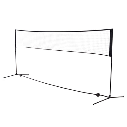Badminton Net 94/158cm Foldable Volleyball Net with Carrying Bag 2 Height Adjustable Tennis Net Portable Set for Tennis Badminton Net for Garden Park Outdoor