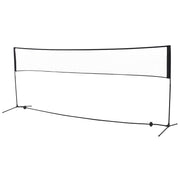 Badminton Net 94/158cm Foldable Volleyball Net with Carrying Bag 2 Height Adjustable Tennis Net Portable Set for Tennis Badminton Net for Garden Park Outdoor