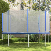 SPORTNOW Replacement Net for Ø 366 cm Trampolines 8 Straight Poles Safety Net for Trampolines, Round Net with Zipper Entrance