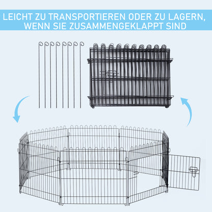 Puppy Playpen Puppy Fence Playpen Enclosure Puppy Gate 5 Sizes (Dimensions: 71x61cm)