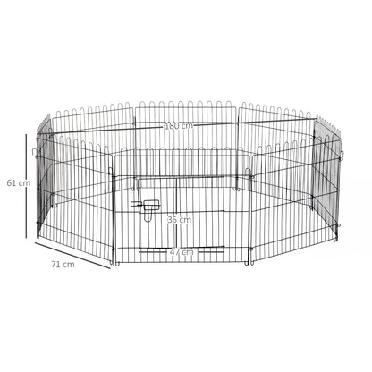 Puppy Playpen Puppy Fence Playpen Enclosure Puppy Gate 5 Sizes (Dimensions: 71x61cm)
