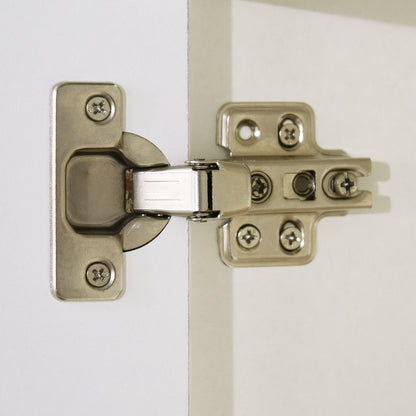 Tall Bathroom Column Auxiliary Cabinet with 5 Adjustable Shelves Multi-Purpose Cabinet for Shower Toilet Bedroom 30x33x165 cm White