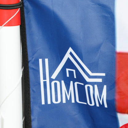 Outdoor Kids Handball Cage, 5 Target Zones Goal, Inflatable Handball, Pump, U-Shaped Ground Stakes, Lightweight Frame