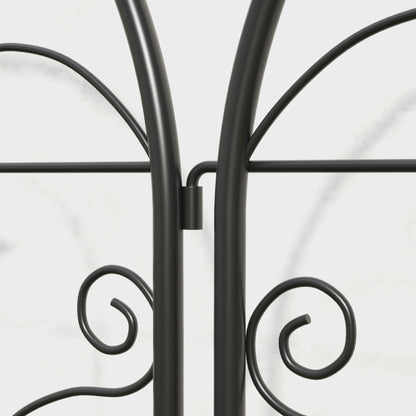 Metal Trellis 2-Piece Set for Planting Rust-Free Trellis with Bird Design for Climbing Plants 19.7x47.2 inches Trellis for Houseplants Plant Trellis for Tomatoes Flowers Climbing Plants Black