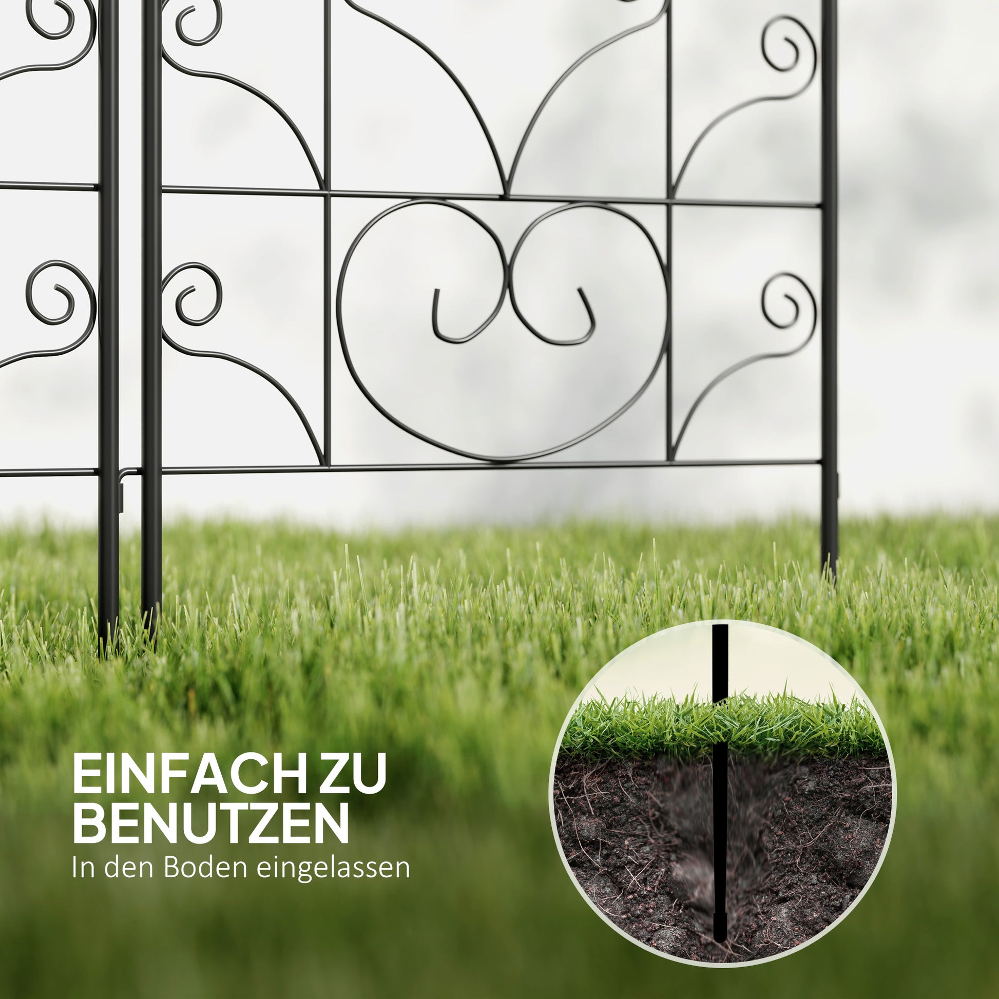 Metal Trellis 2-Piece Set for Planting Rust-Free Trellis with Bird Design for Climbing Plants 19.7x47.2 inches Trellis for Houseplants Plant Trellis for Tomatoes Flowers Climbing Plants Black