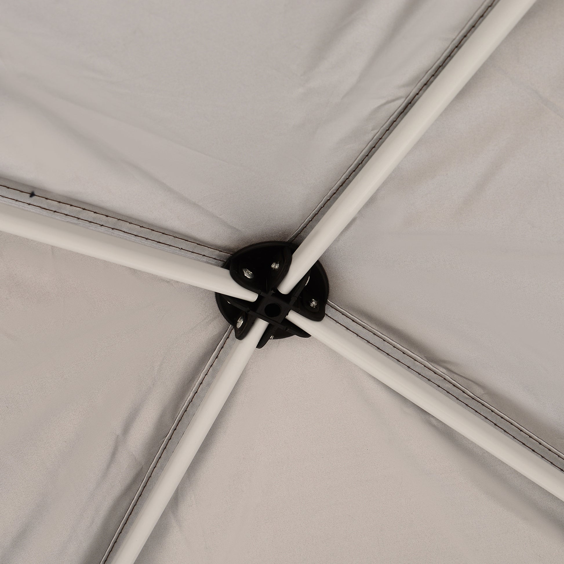 3x3m Garden Gazebo Pop-up Foldable Tent Steel Waterproof Polyester Anti-UV with Chocolate Carry Bag