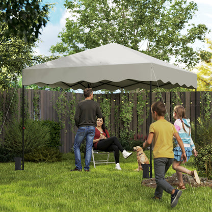 Pavilion approx. 3x3m, water-repellent Stable Winterproof Pop-up Folding Pavilion with UV Protection 50+, Foldable Party Tent Garden Canopy with Rolling Bag, Garden Pavilion for Camping Garden, Cream White