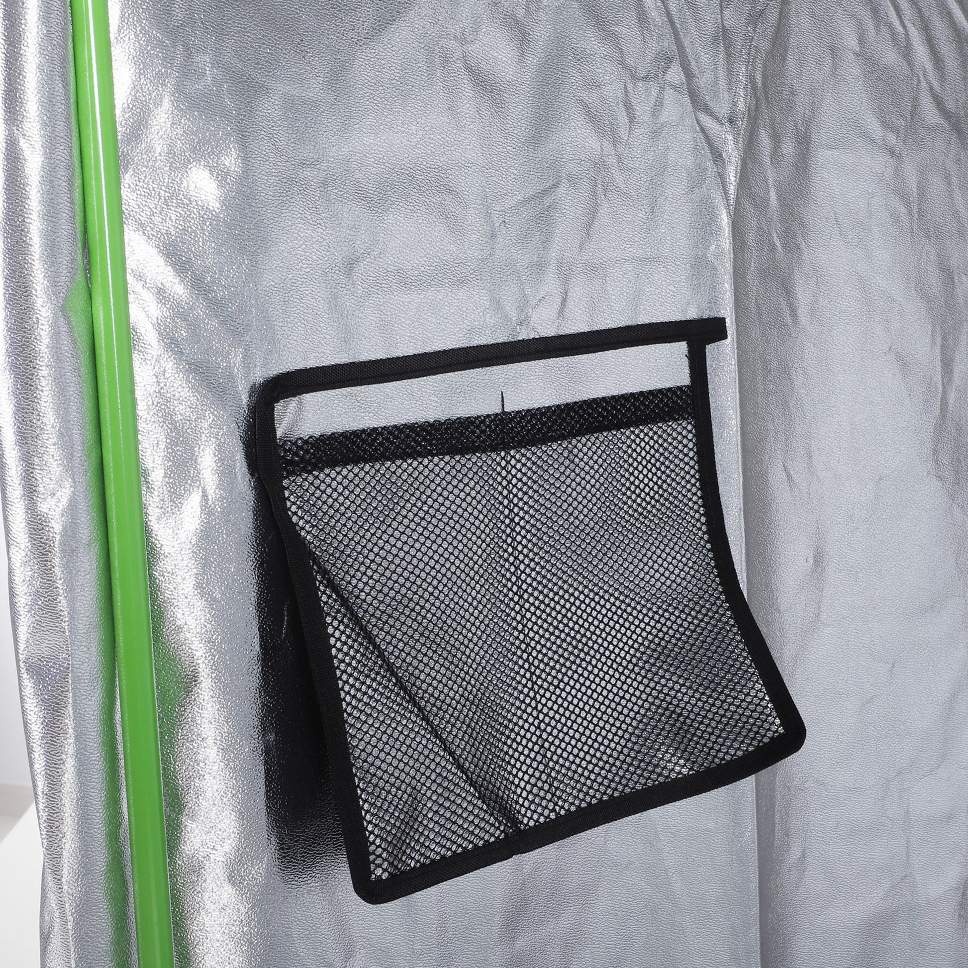 Hydroponic Tent in Oxford 600D with 5 Adjustable Air Outlets and Window, Hydroponic Greenhouse with Cable Hole Indoor, 80x80x160 cm, Black