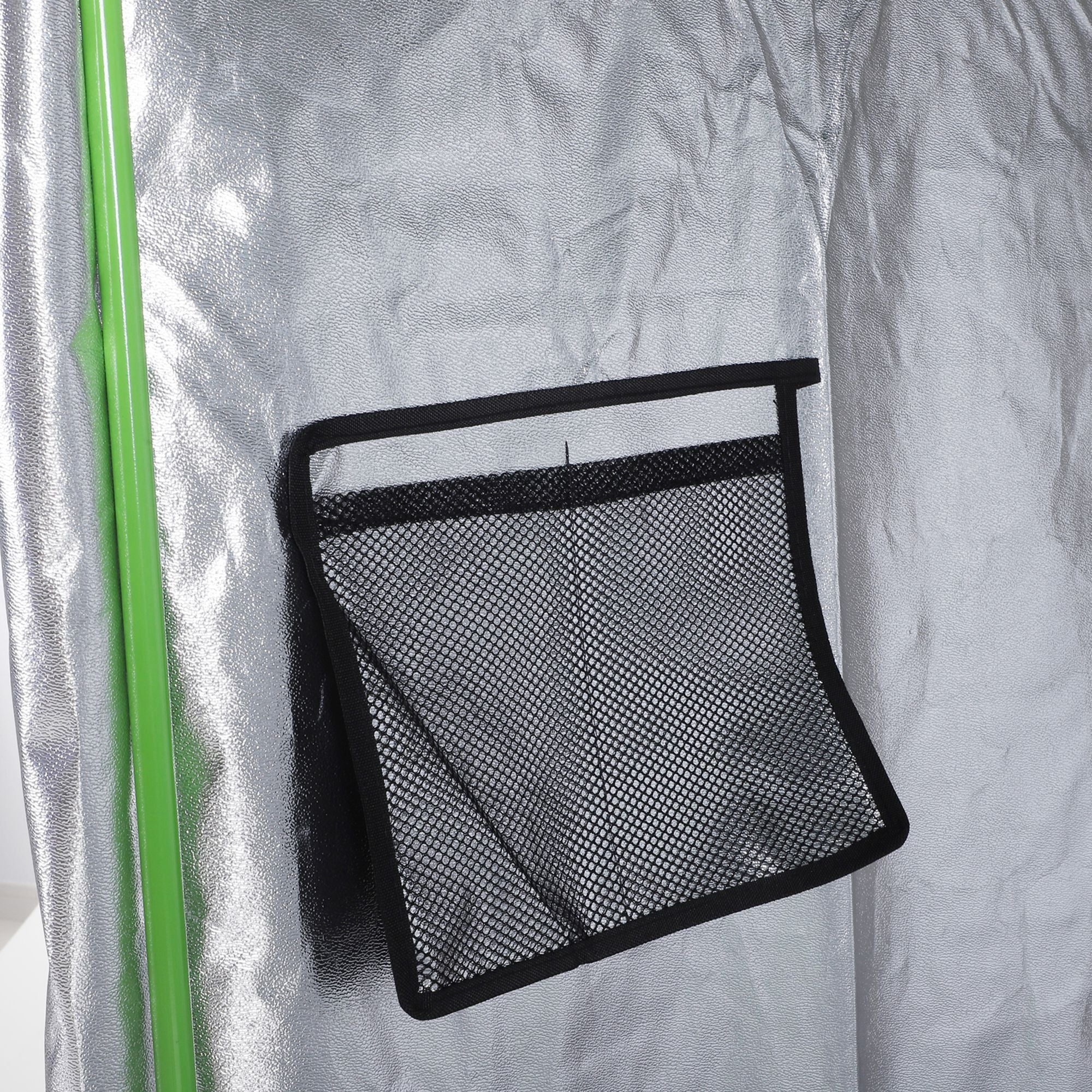 Hydroponic Tent in Oxford 600D with 5 Adjustable Air Outlets and Window, Hydroponic Greenhouse with Cable Hole Indoor, 80x80x160 cm, Black