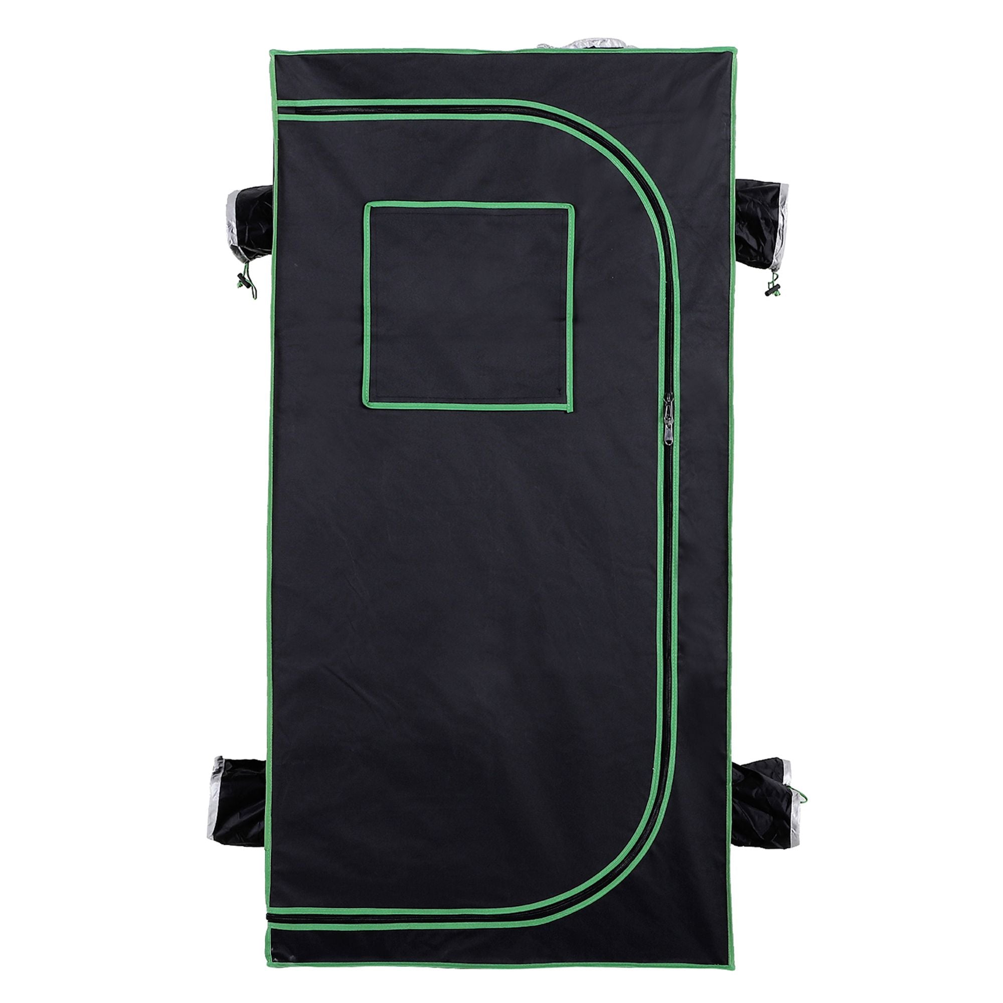 Hydroponic Tent in Oxford 600D with 5 Adjustable Air Outlets and Window, Hydroponic Greenhouse with Cable Hole Indoor, 80x80x160 cm, Black