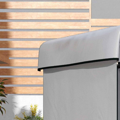 3-Seater Swing Cover, Waterproof Winterproof Protective Cover for Garden Swing, Windproof UV-Resistant Cover for Garden Furniture, Hanging Chair, 215 x 155 x 150 cm Grey