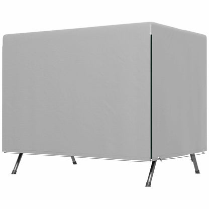 3-Seater Swing Cover, Waterproof Winterproof Protective Cover for Garden Swing, Windproof UV-Resistant Cover for Garden Furniture, Hanging Chair, 215 x 155 x 150 cm Grey