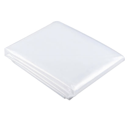 Greenhouse Film 7x8 m Waterproof Garden Cover with UV Protection, Extra Thick Tear-Resistant Plastic Film, Cover for Greenhouse, Tunnel Film for Outdoor Area Transparent