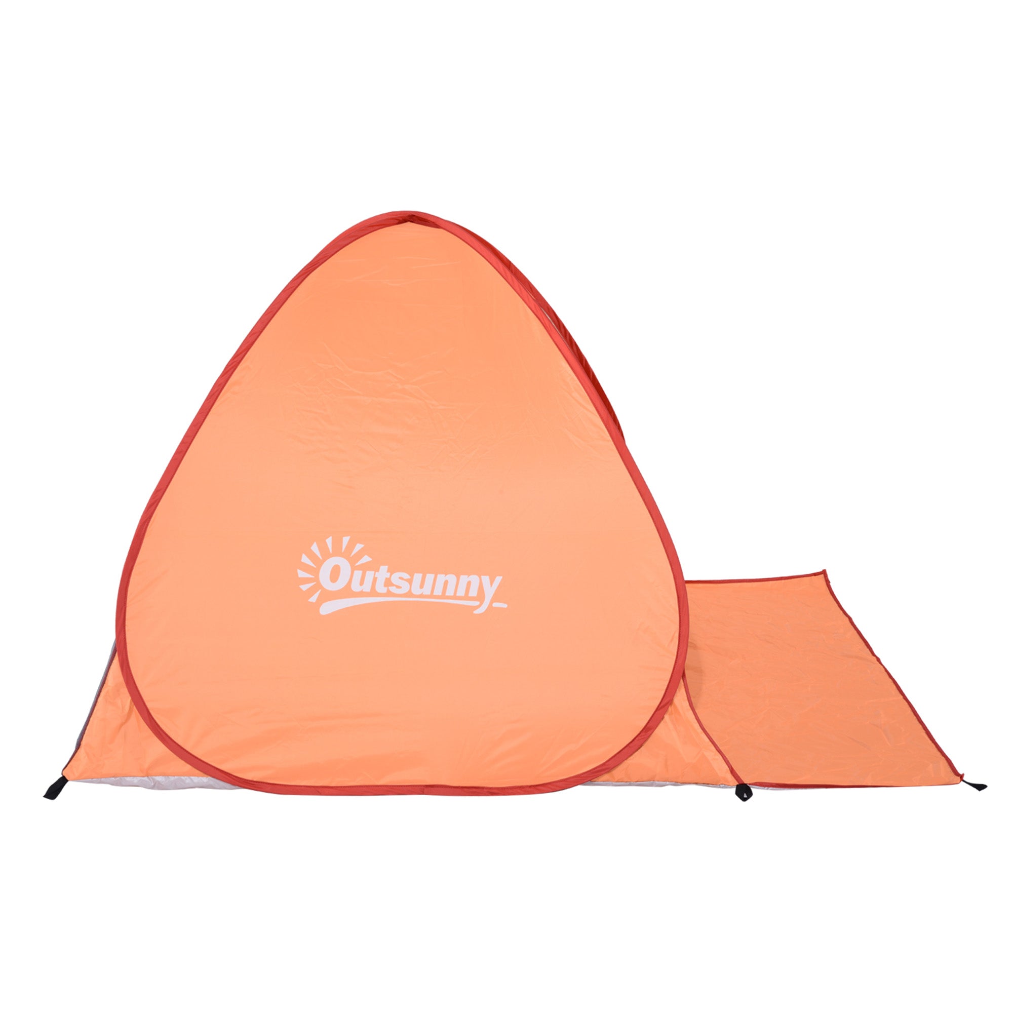 Pop-Up Beach Shelter Automatic Beach Tent with Window UV Protection Portable Pop-Up Tent, Beach Tent Windbreak Sun Protection for 2-3 People Small Pack Size