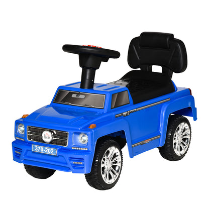 Off-Road Ride-On Toy Car for Children, Kids Car with Lights and Music, Age 18-36 Months, 68x30.5x41.5cm, Blue