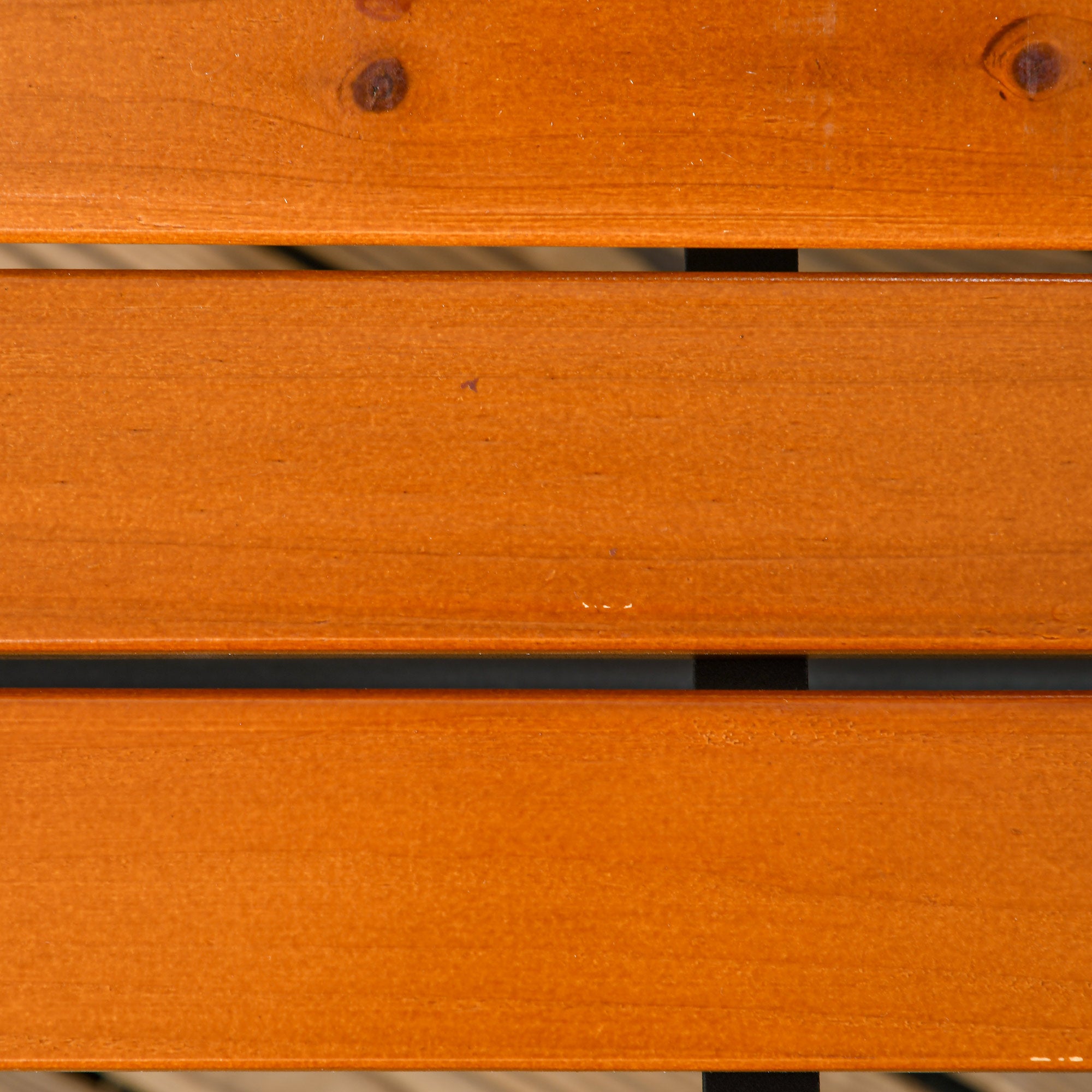 Garden Bench, Park Bench, Two-Person Bench with Armrests, for Garden, Balcony, Weatherproof, Wood, 120 x 64 x 79 cm, Teak