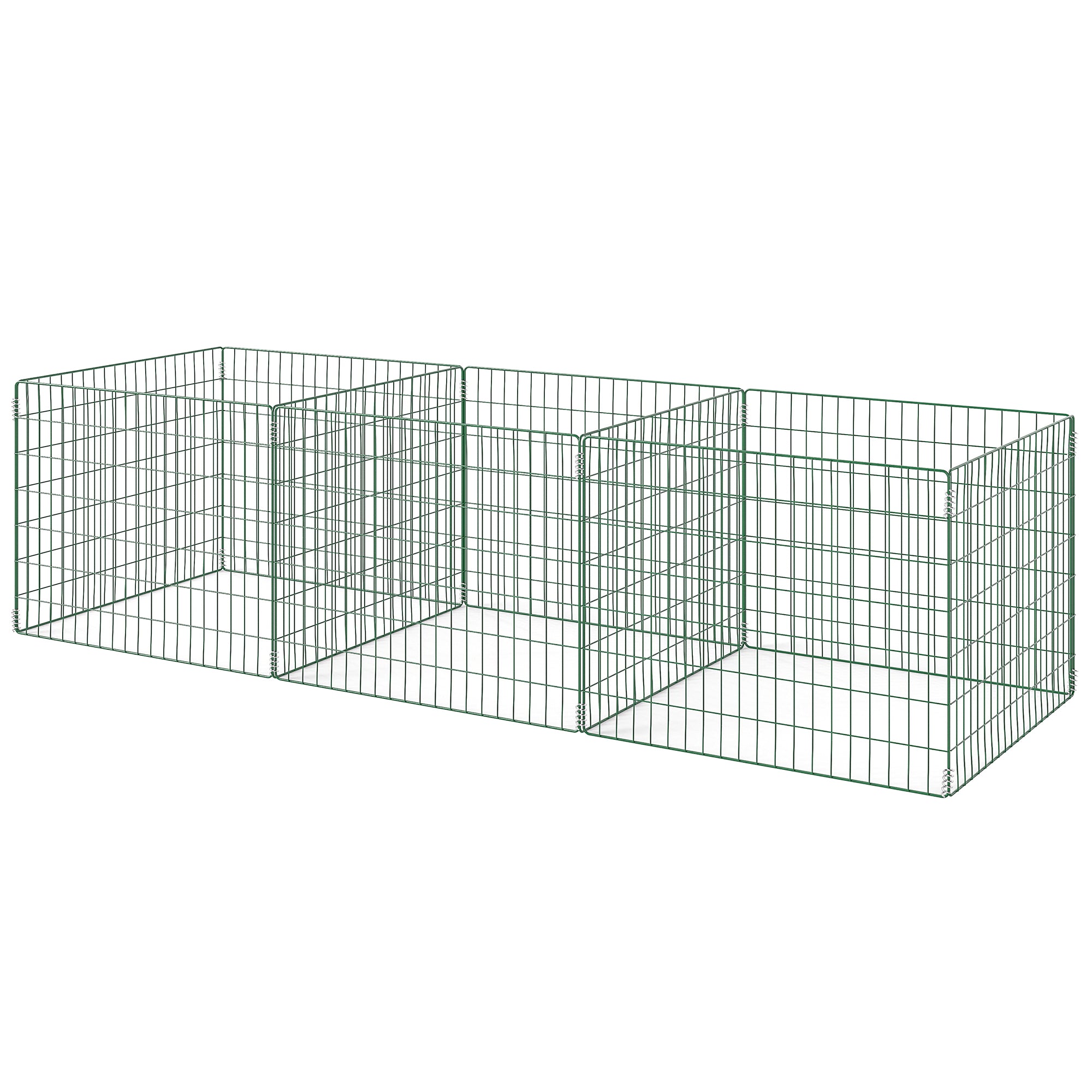 Composter 1680 Liters, 106.3" x 35.4" x 27.6" 3-Part Fast Composter made of Steel, Weatherproof Thermocomposter with open grid design, Garden Composter, Compost Bin for Gardens, Kitchens, Balconies