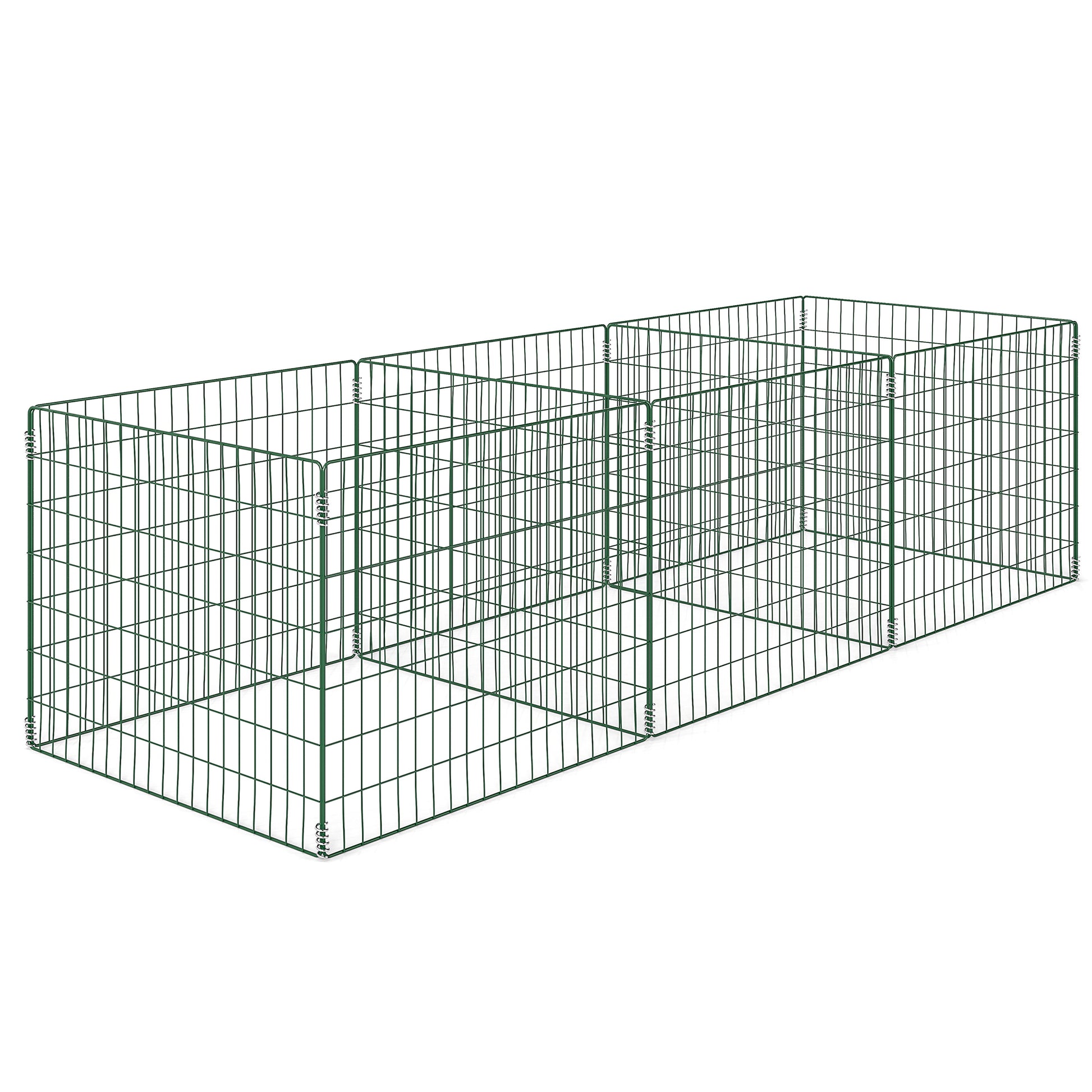 Composter 1680 Liters, 106.3" x 35.4" x 27.6" 3-Part Fast Composter made of Steel, Weatherproof Thermocomposter with open grid design, Garden Composter, Compost Bin for Gardens, Kitchens, Balconies