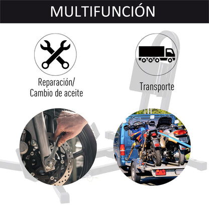 Adjustable Motorcycle Parking Wheel Stand Metal for Wheels ∅43,48,53cm