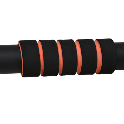 Pull-Up Bar Fitness Bar in Steel Max Load 120 kg Wall Mount 94 x 51 x 18 cm Black