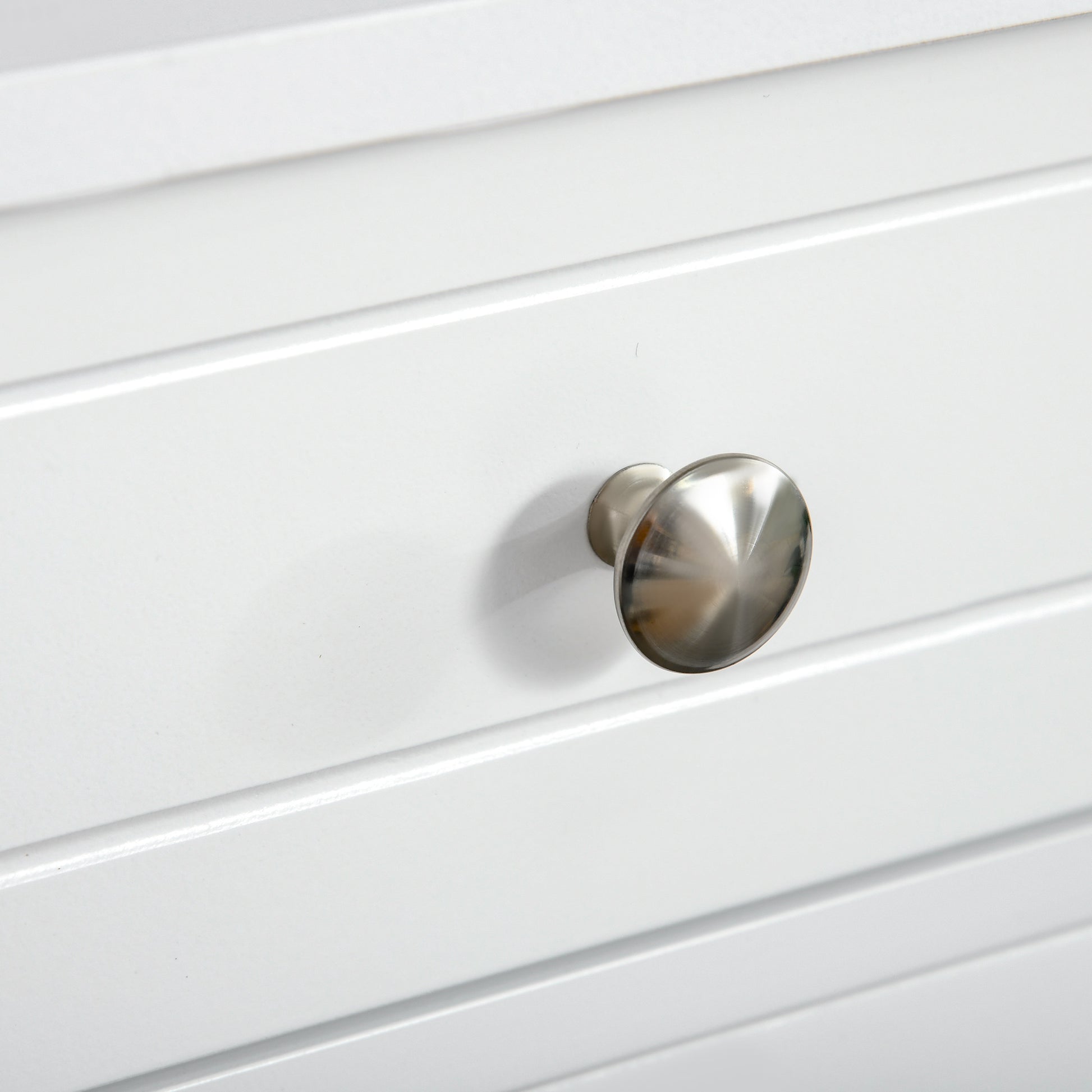 Bathroom Storage Cabinet Bathroom Cabinet with 2 Drawers 2 Doors and Adjustable Shelf Modern Style for Shower Bedroom 60x30x75 cm White