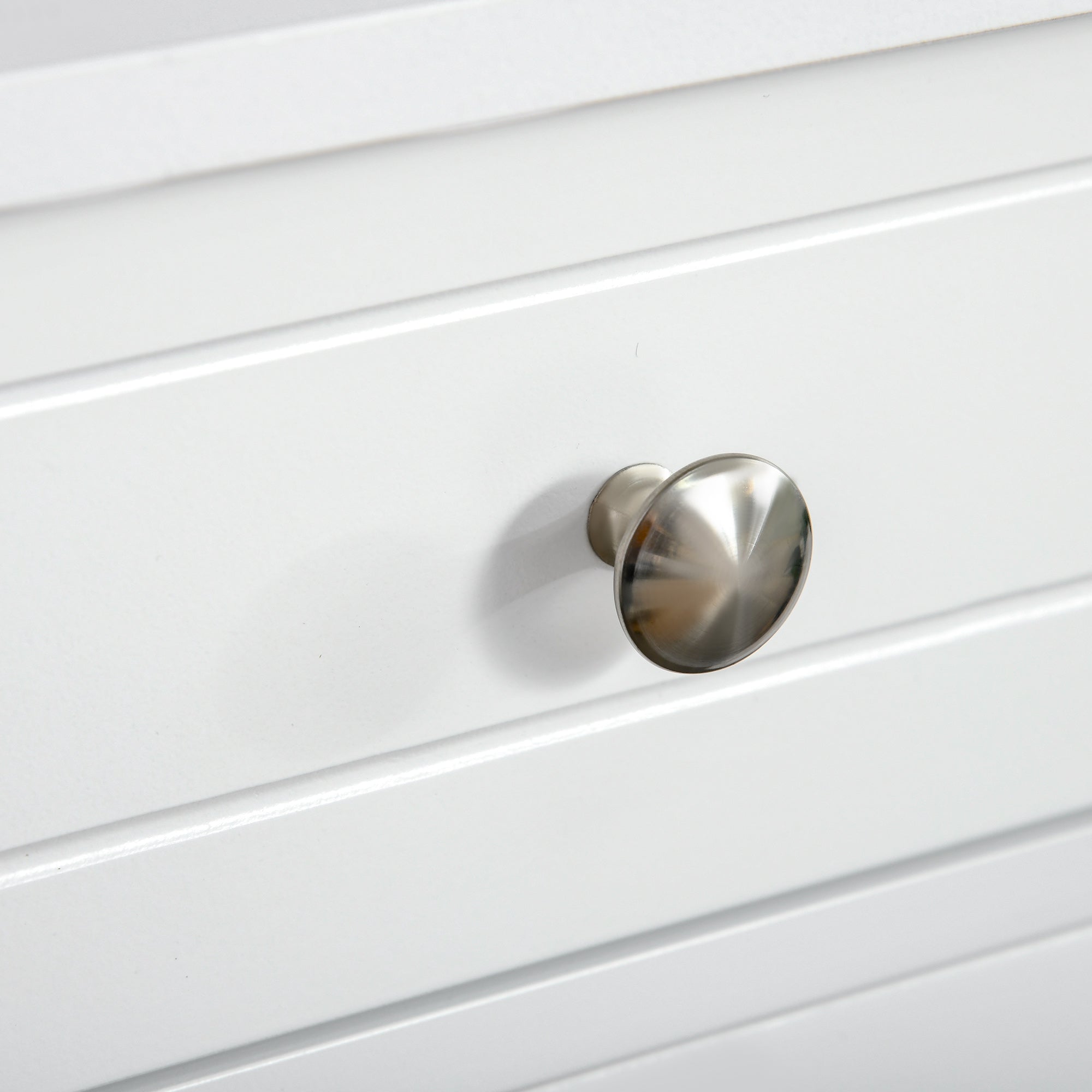 Bathroom Storage Cabinet Bathroom Cabinet with 2 Drawers 2 Doors and Adjustable Shelf Modern Style for Shower Bedroom 60x30x75 cm White