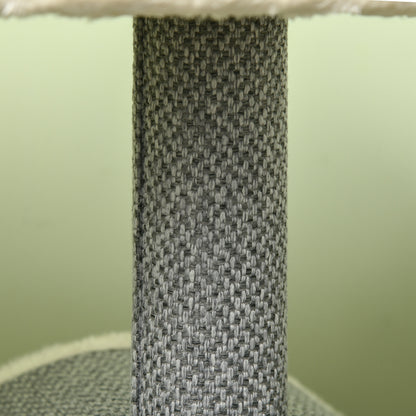 Scratching Tree 104 cm Cat Tree with Cat Cave, Cat Scratching Tree with Play Ball, Cat Tree with 2 Lounging Areas, Climbing Tree for Cats up to 5 kg, Cat Furniture, Sisal, Gray