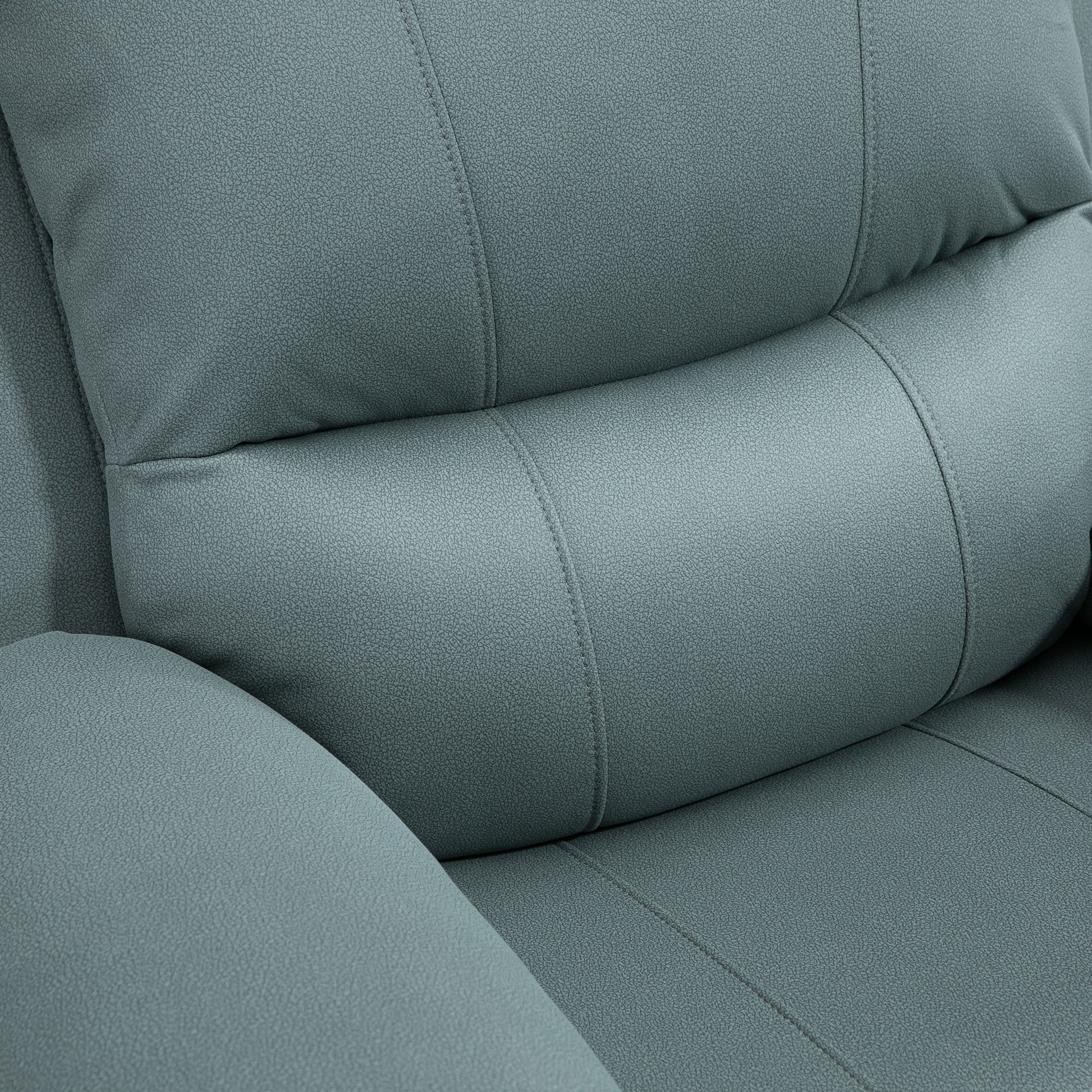 Recliner TV Armchair with Reclining Function, Footrest, Swivel TV Armchair with Pocket Spring System for Living Room, Bedroom, Green