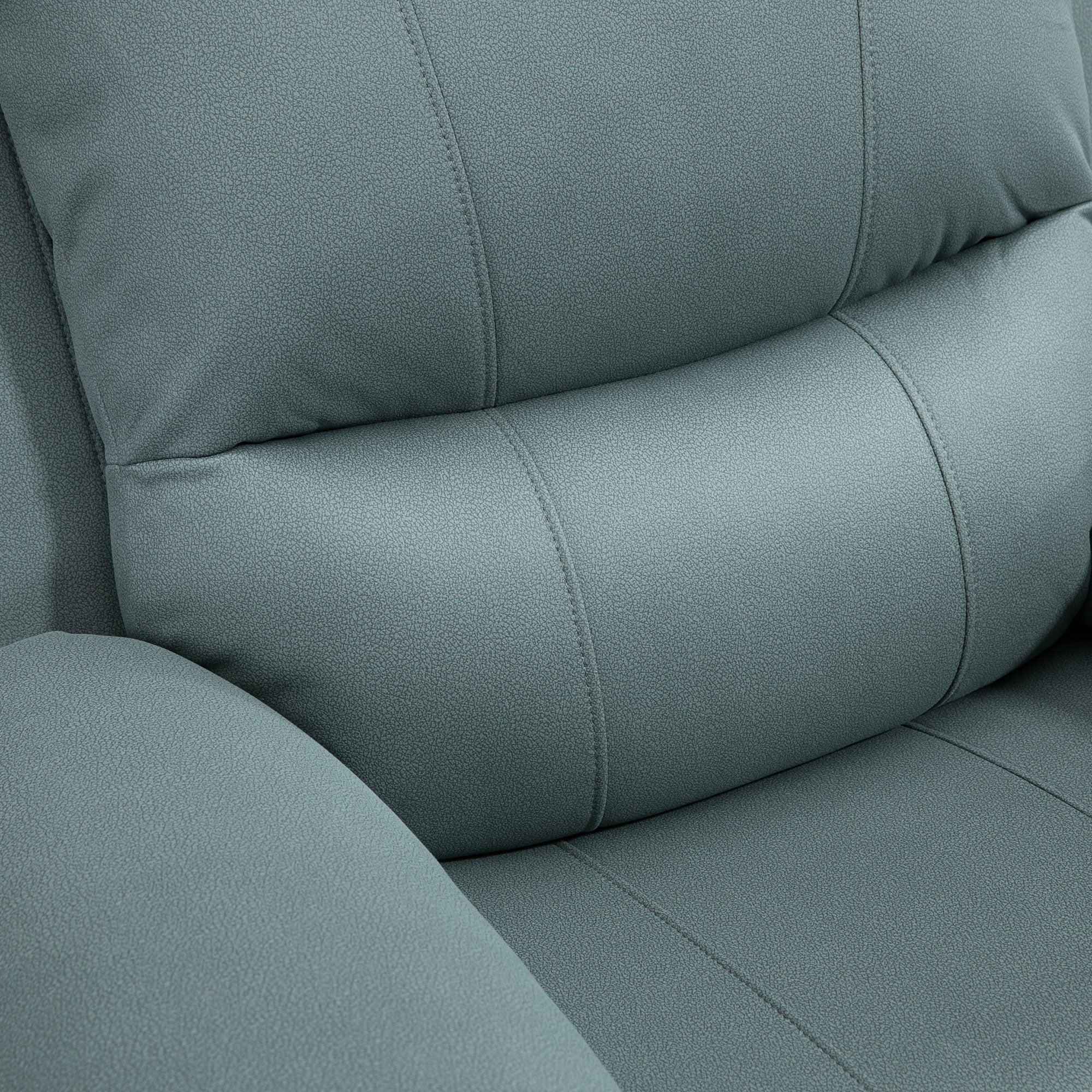 Recliner TV Armchair with Reclining Function, Footrest, Swivel TV Armchair with Pocket Spring System for Living Room, Bedroom, Green