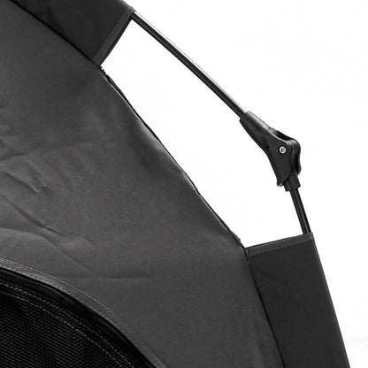 Pet Tent, Dog Tent, Cat House Outdoor, Dog House with Mesh Window, Dog Tipi Tent with Carry Bag, Sun Shade for Backyard, Living Room, Dark Gray