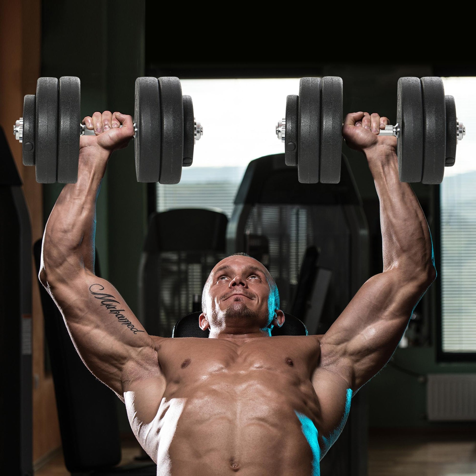 Dumbbell Set, Dumbbells Set with Weights, Adjustable 5kg Dumbbells, 1.5kg Dumbbells for Men and Women, Dumbbell Set for Home, Gym, Strength Training