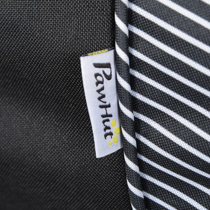 Dog Buggy Pet Stroller for Small Dogs and Cats Oxford Black 76.5 x 52 x 95 cm