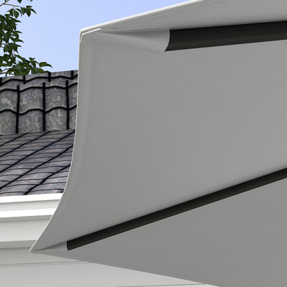 3m Umbrella Replacement Canopy White Outdoor Polyester Parasol Cover with Top Vent