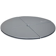 Foldable pole dance mat - pole dance mat - protection mat Ø 150 cm thickness 5 cm - gray plastic coating